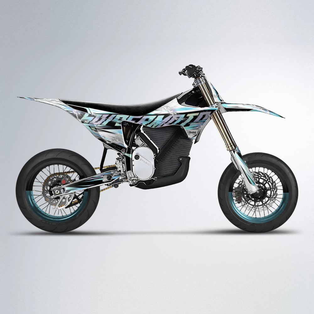 ROPAS72 Stark Varg SM supermoto graphics kit in Mint