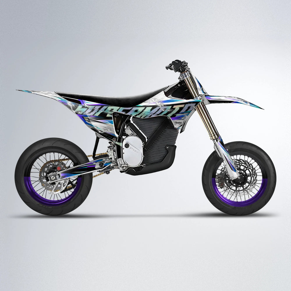 ROPAS72 Stark Varg SM supermoto graphics kit in Purple