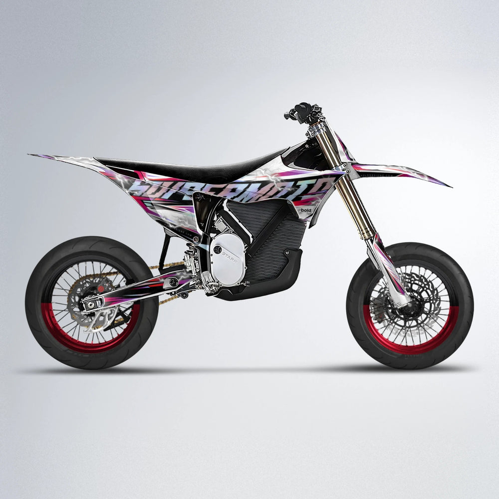 ROPAS72 Stark Varg SM supermoto graphics kit in Red
