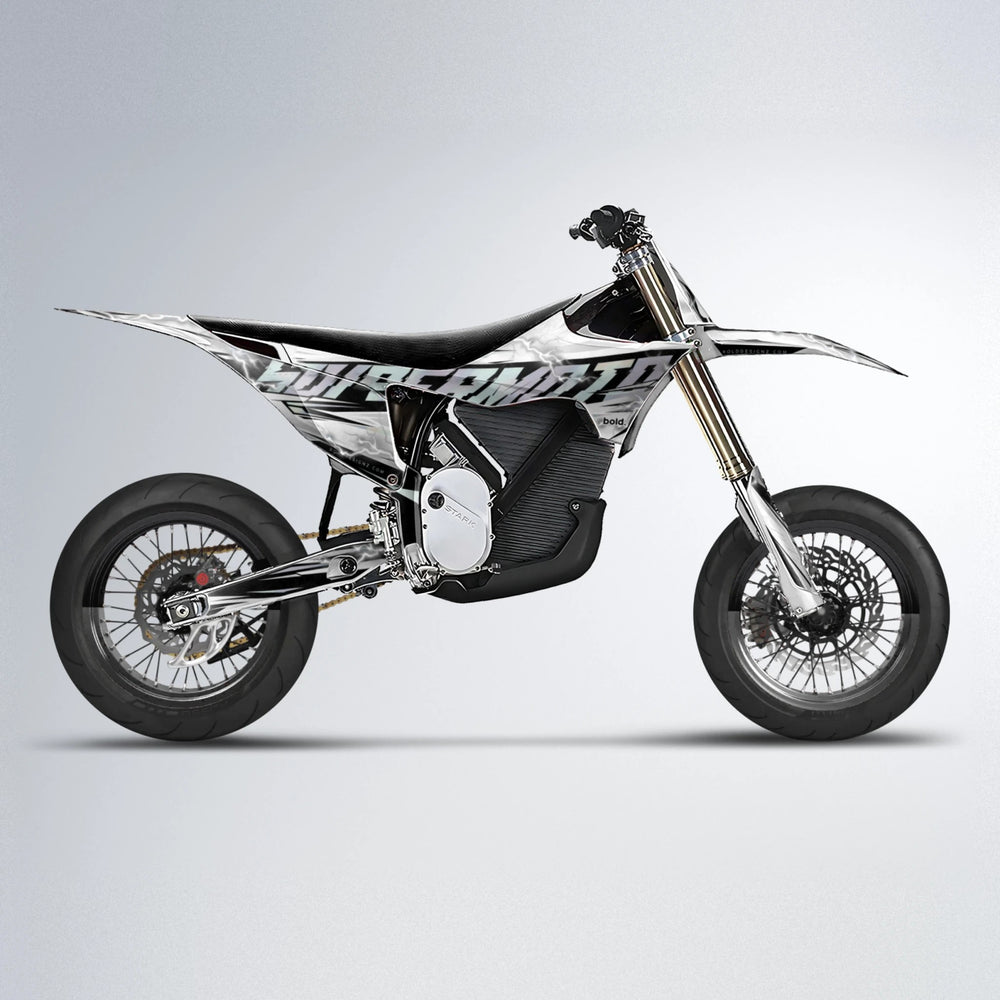 ROPAS72 Stark Varg SM supermoto graphics kit in White