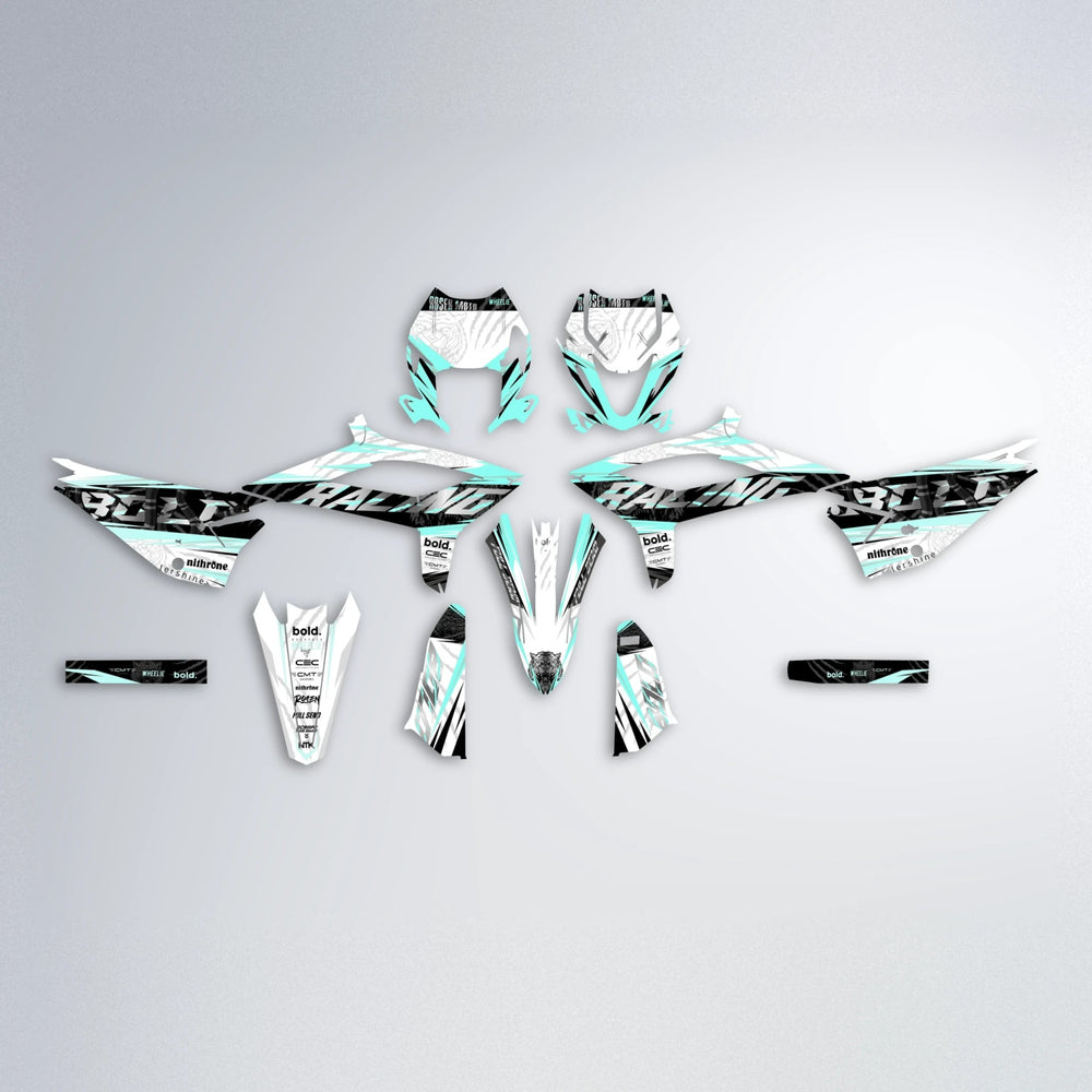 ROSEN Beta graphics kit parts layout in Mint