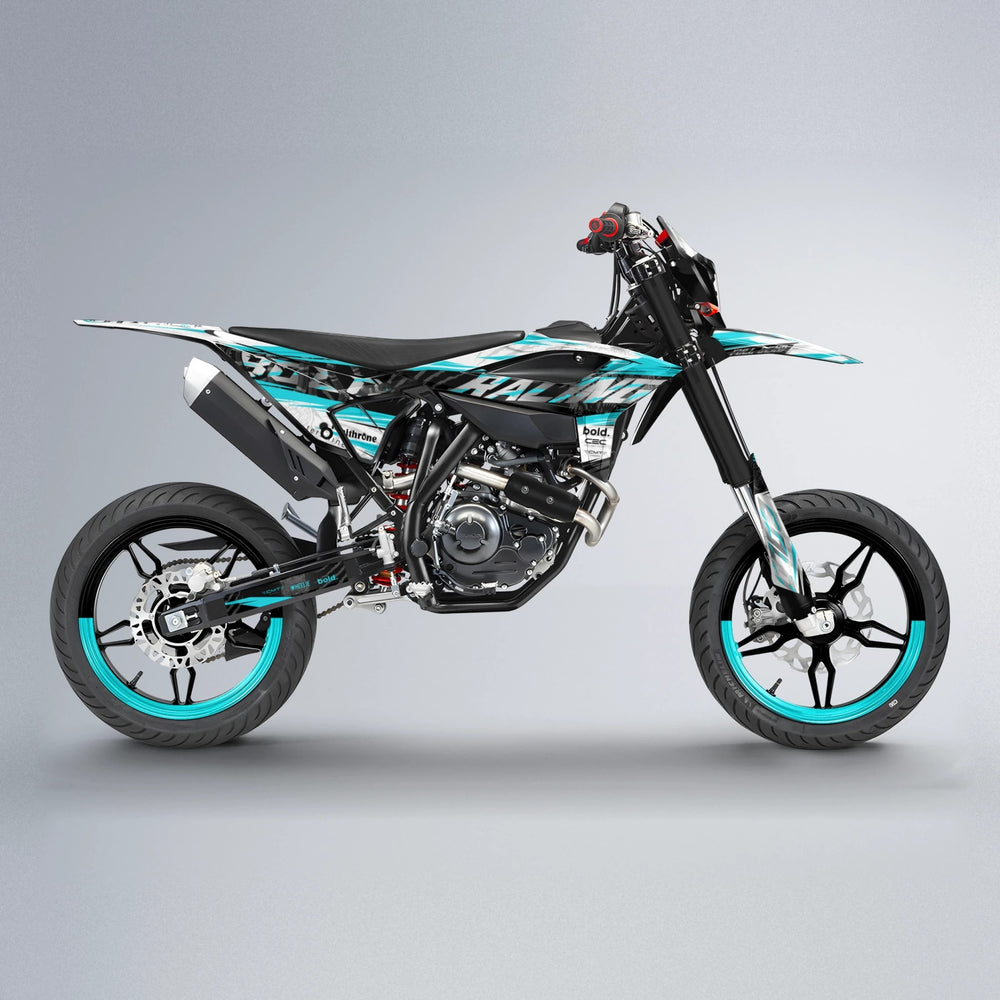 ROSEN Beta supermoto graphics kit in Teal