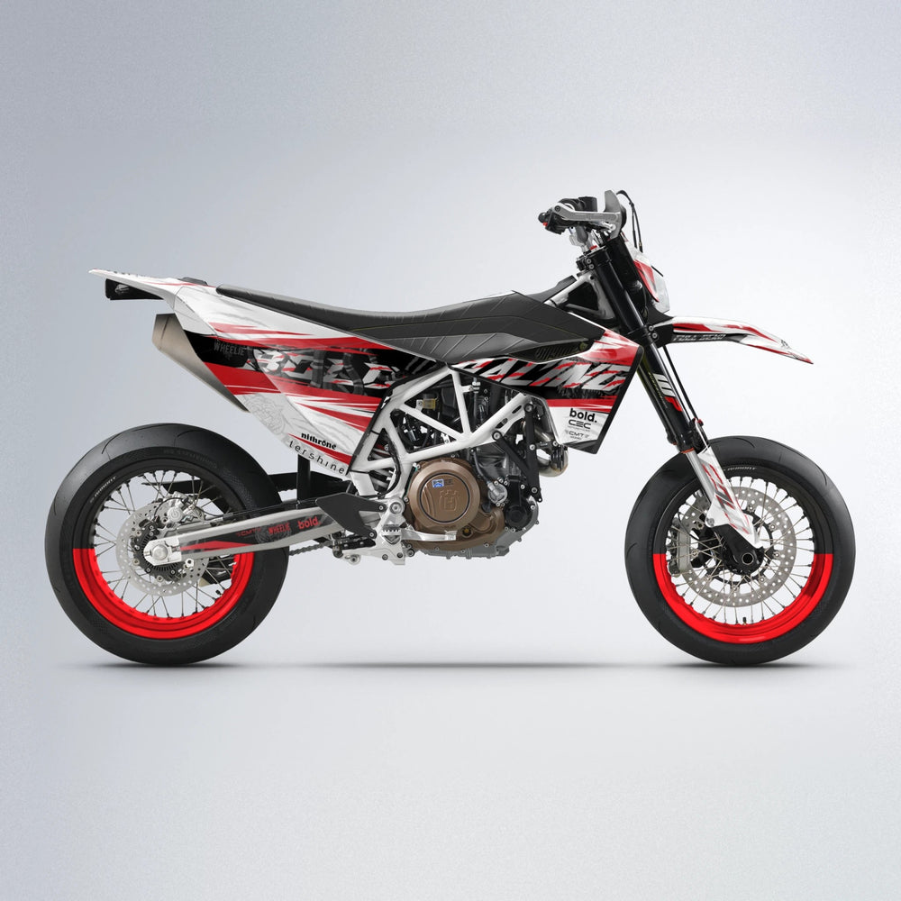 ROSEN Husqvarna 701 supermoto graphics kit in Custom Colour