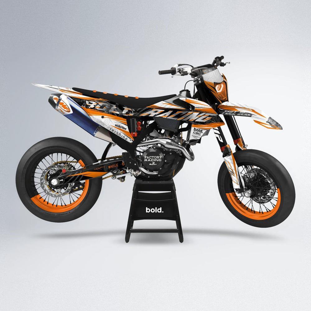 ROSEN supermoto graphics kit in Orange