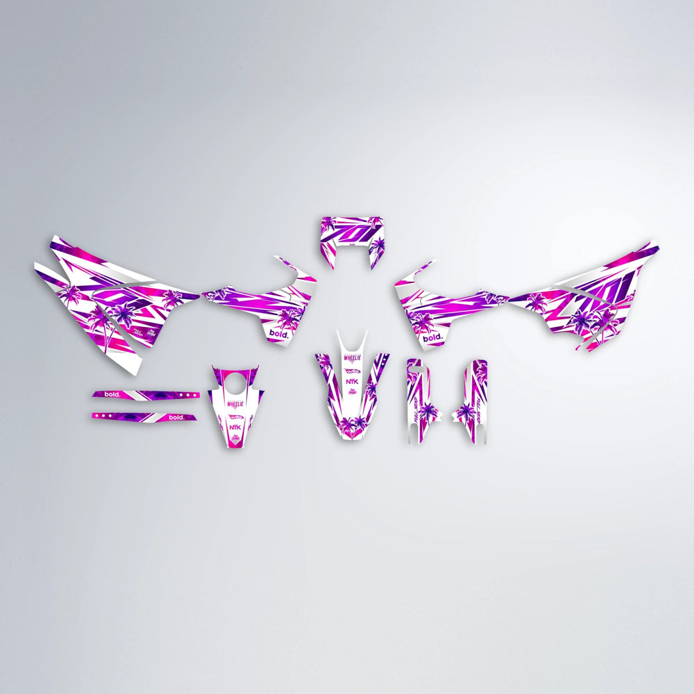 ROZALIN Husqvarna 701 graphics kit parts layout in Custom Colour