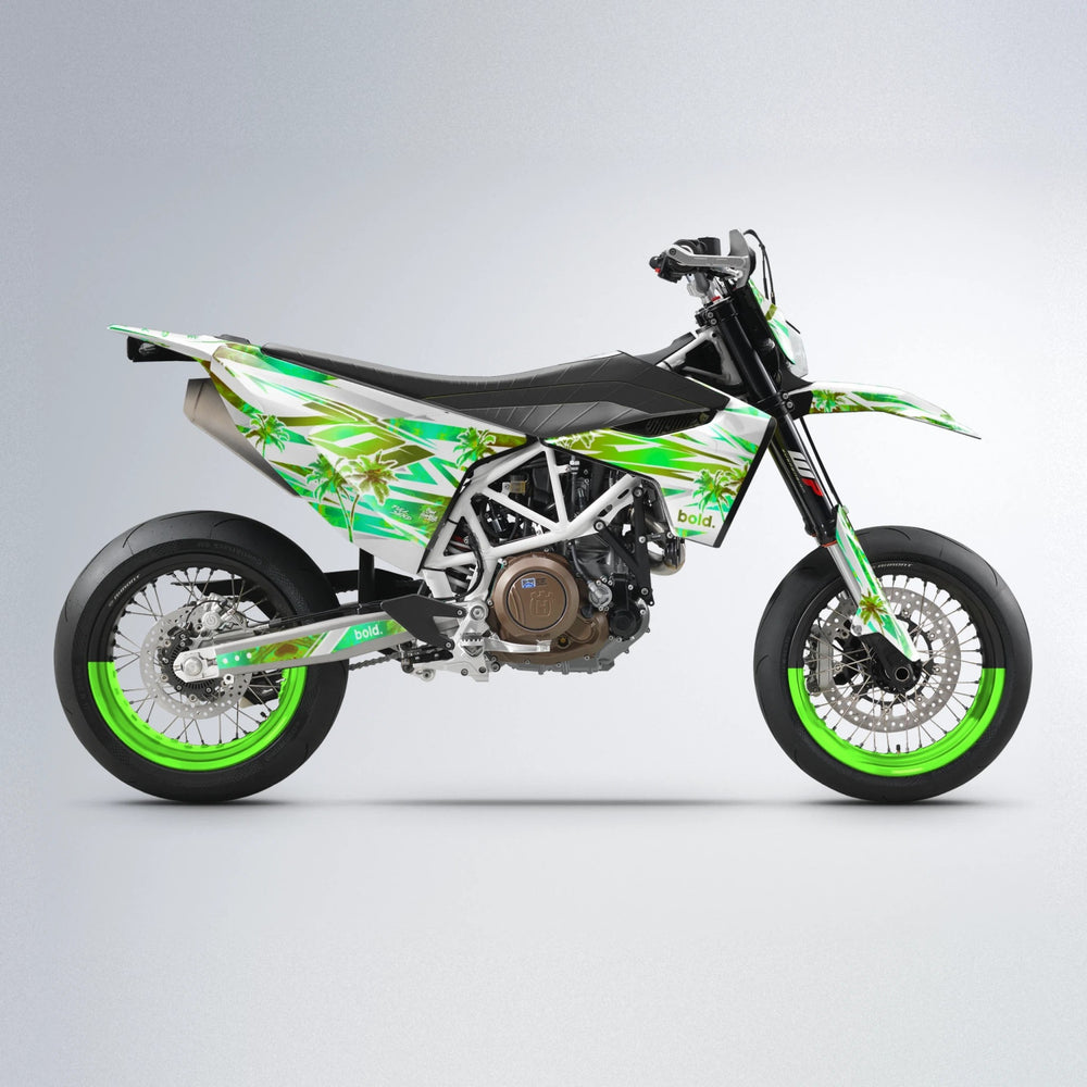 ROZALIN Husqvarna 701 supermoto graphics kit in Green