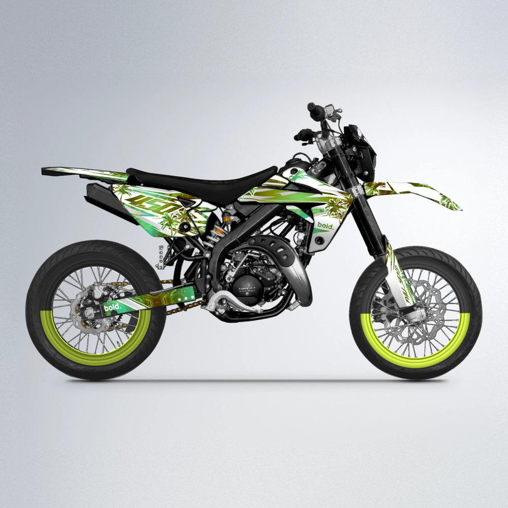 ROZALIN Rieju MRT supermoto graphics kit in Olive