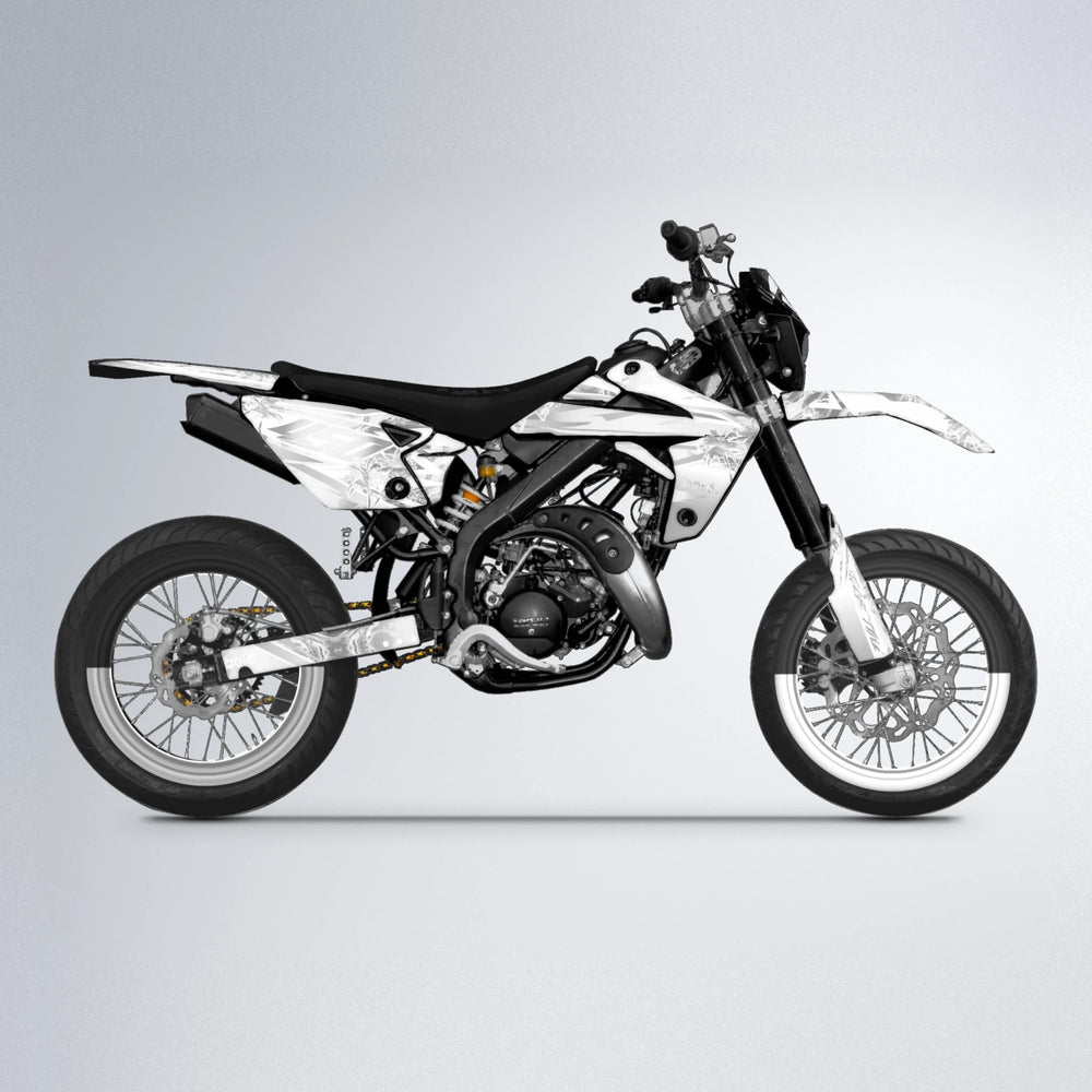 ROZALIN Rieju MRT supermoto graphics kit in White