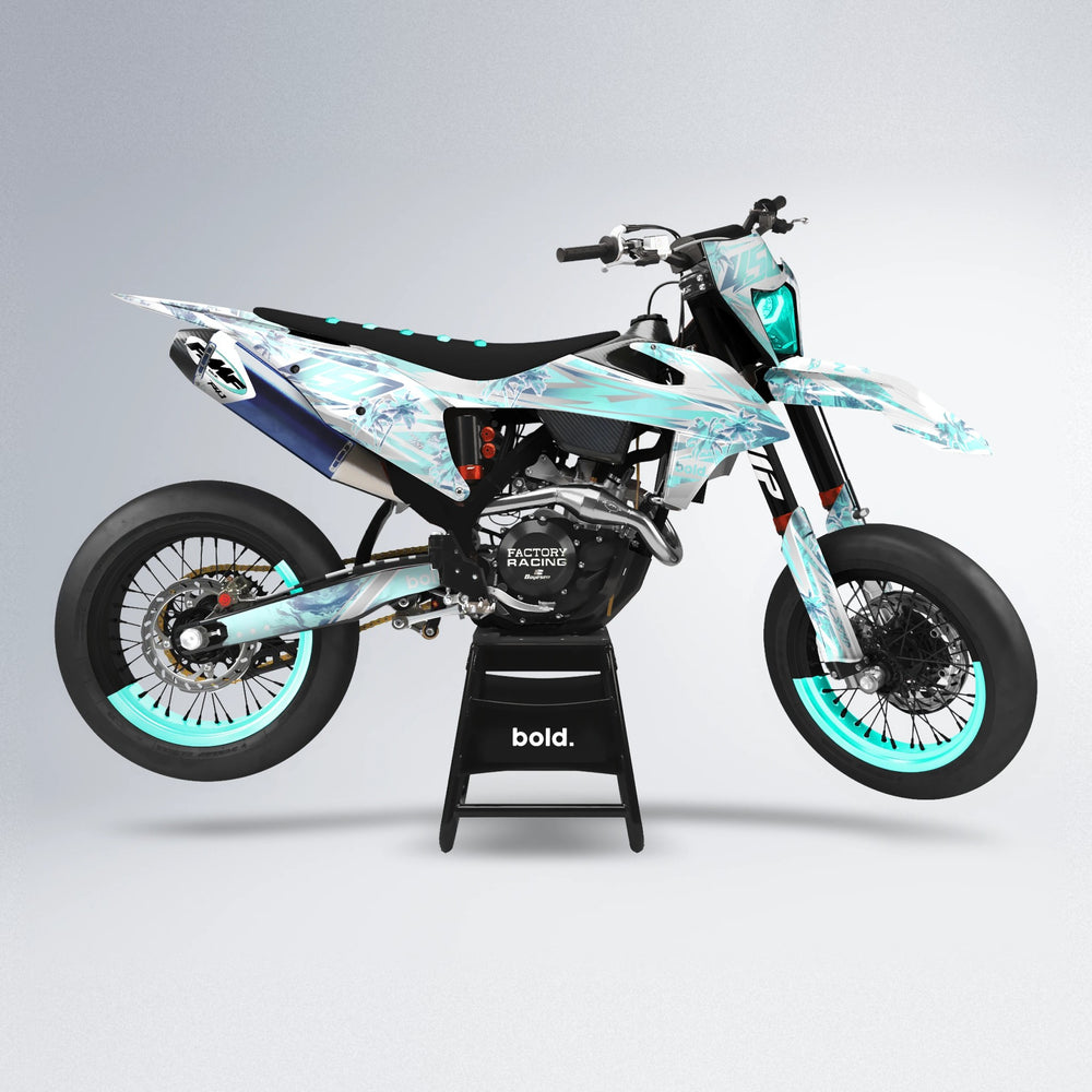ROZALIN supermoto graphics kit in Mint