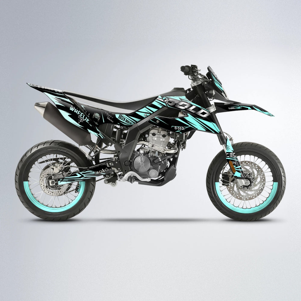 SEBBE ROSEN Aprilia SX 125 supermoto graphics kit in Mint