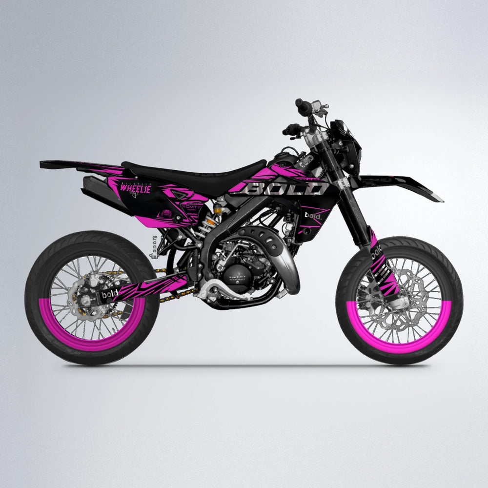 SEBBE ROSEN Rieju MRT supermoto graphics kit in Pink