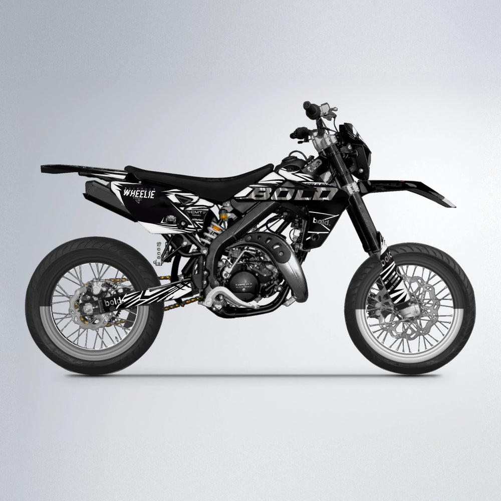 SEBBE ROSEN Rieju MRT supermoto graphics kit in White