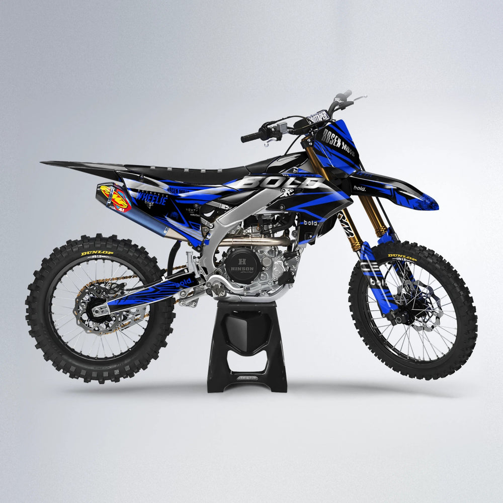 SEBBE ROSEN Yamaha YZF MX motocross graphics kit in Blue