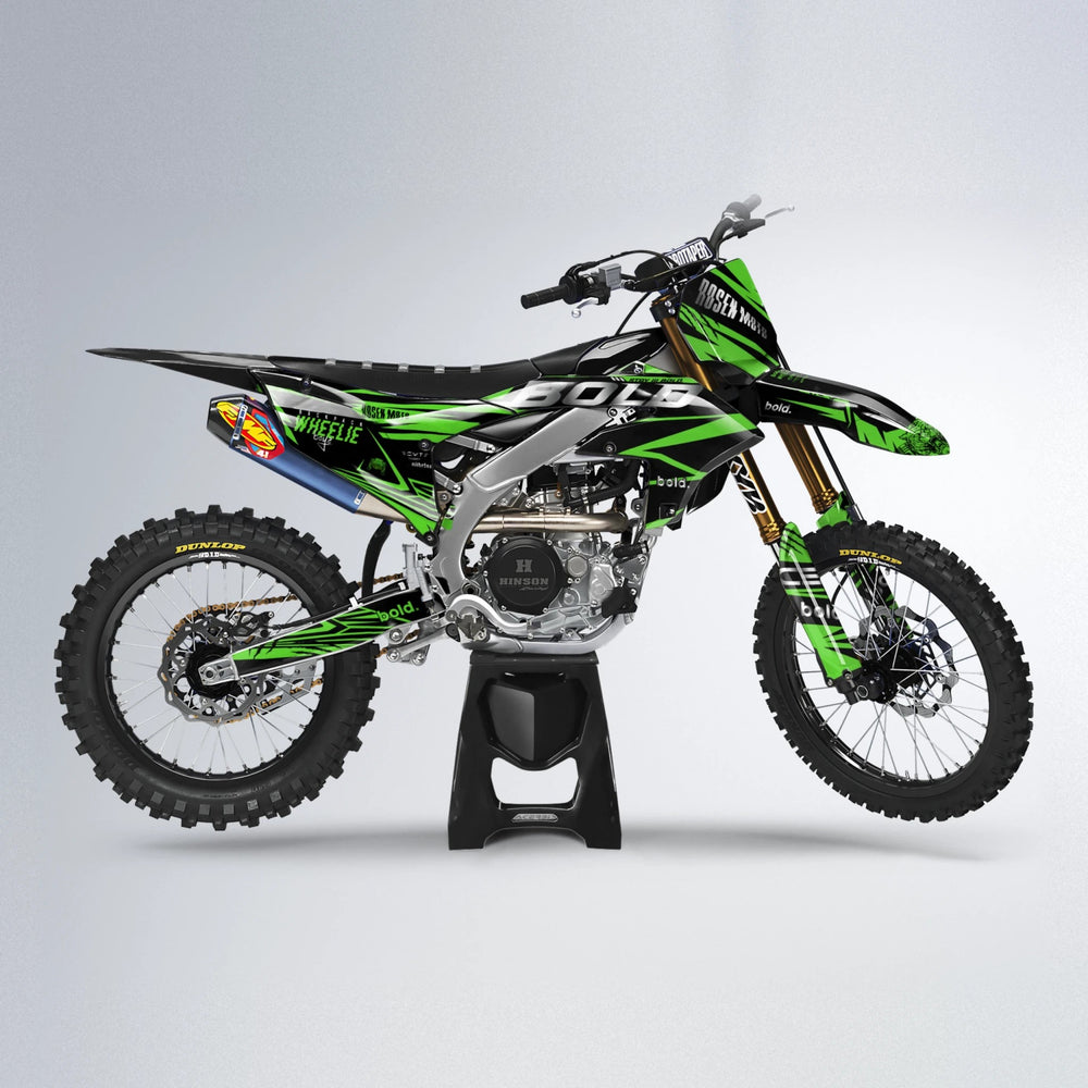 SEBBE ROSEN Yamaha YZF MX motocross graphics kit in Green