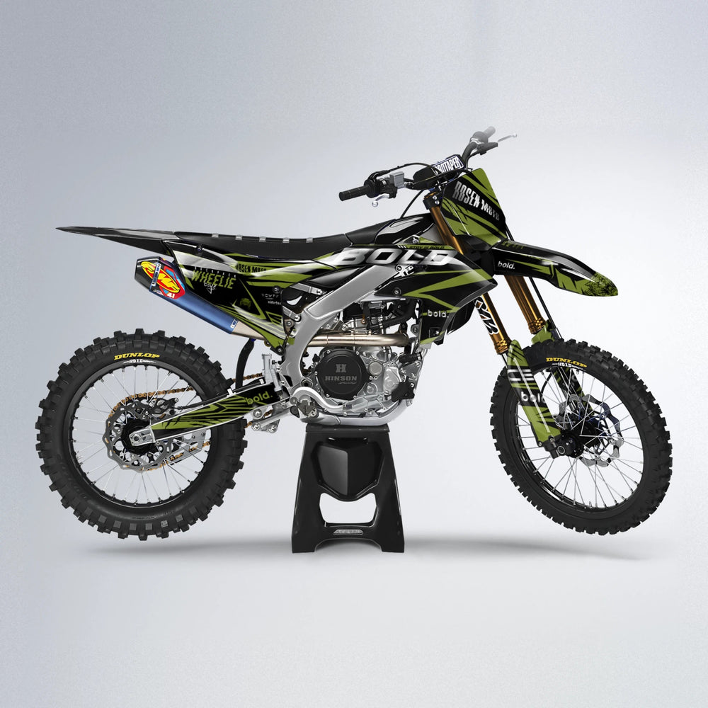 SEBBE ROSEN Yamaha YZF MX motocross graphics kit in Olive