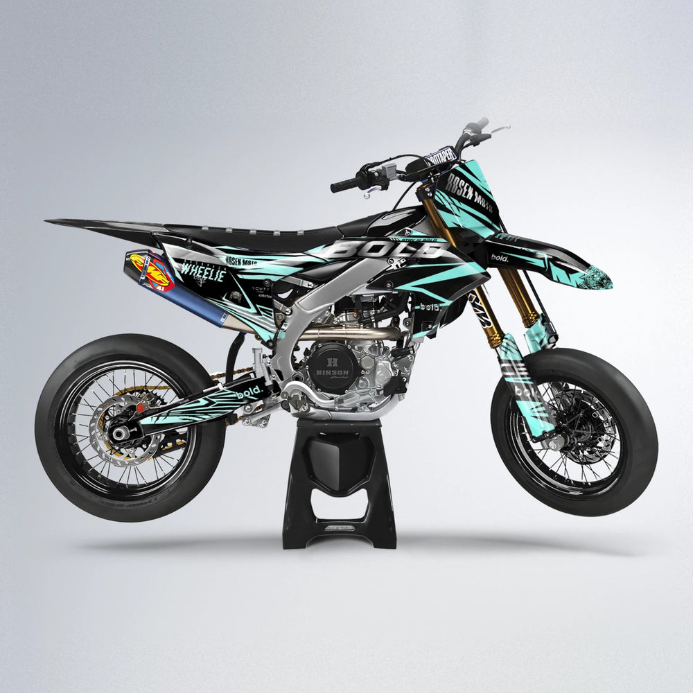 SEBBE ROSEN Yamaha YZF SM supermoto graphics kit in Mint