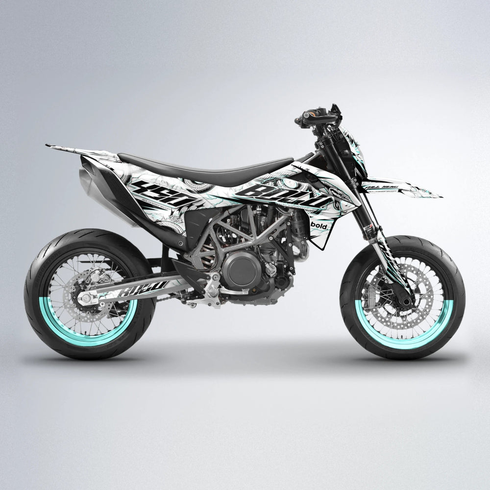 SERPENT KTM SMC 690 supermoto graphics kit in Mint