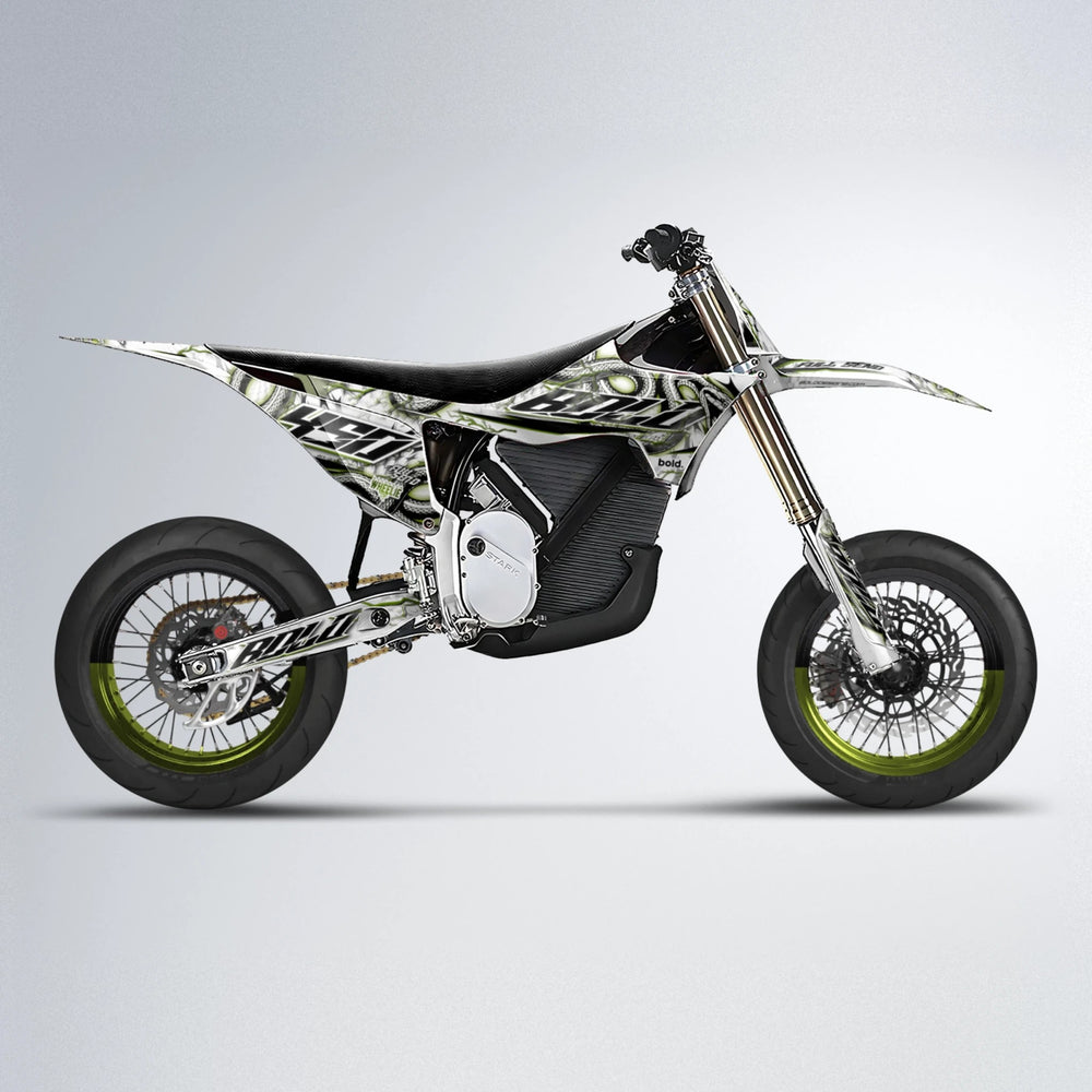SERPENT Stark Varg SM supermoto graphics kit in Olive