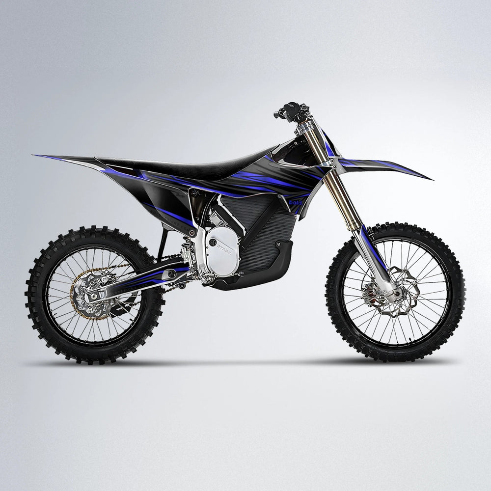 SKITZ Stark Varg MX motocross graphics kit in Blue