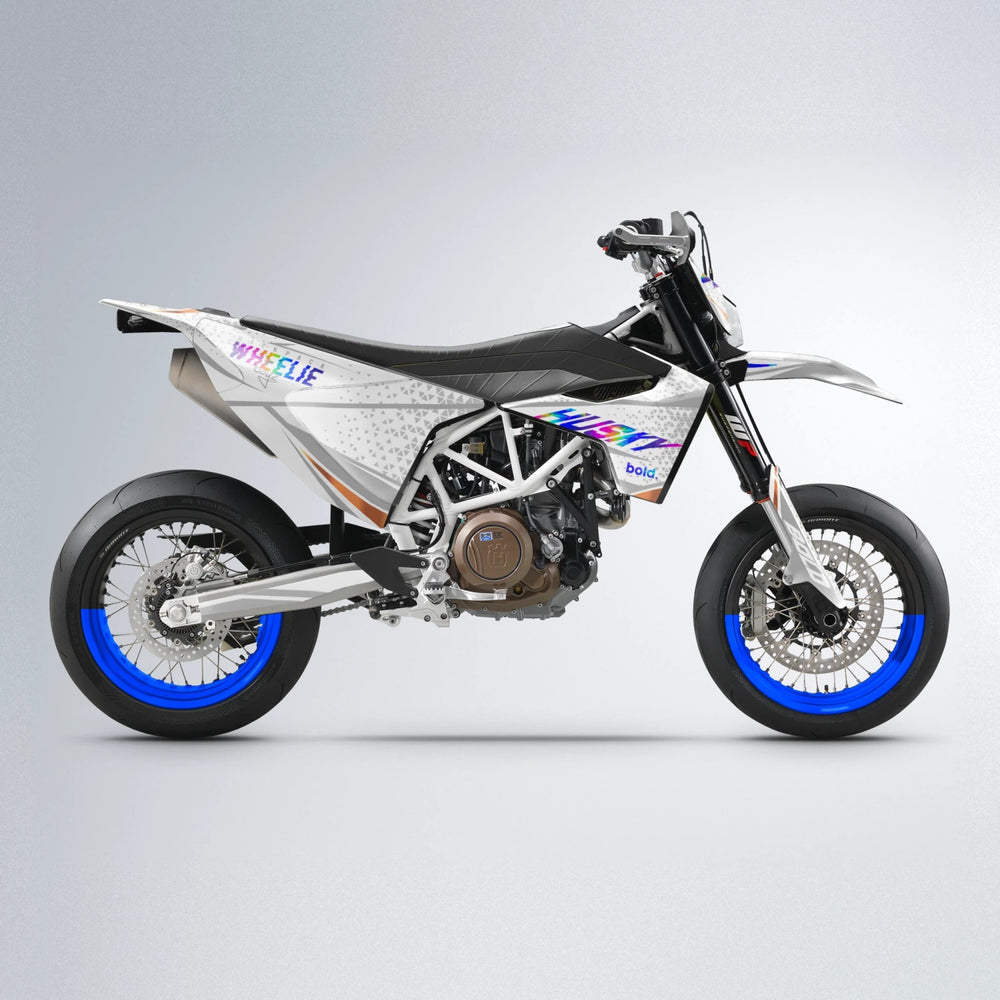 SKOOVBY Husqvarna 701 supermoto graphics kit in Blue