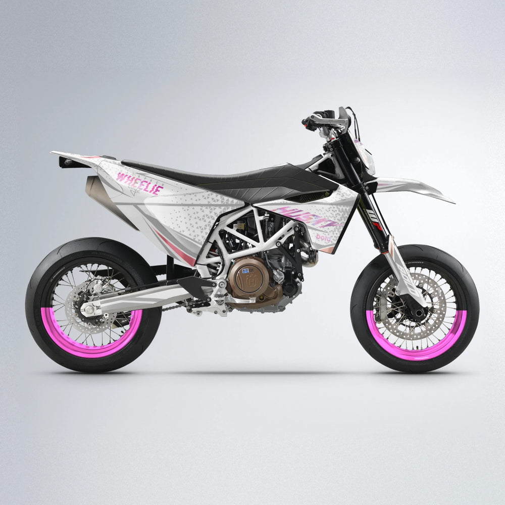 SKOOVBY Husqvarna 701 supermoto graphics kit in Flamingo