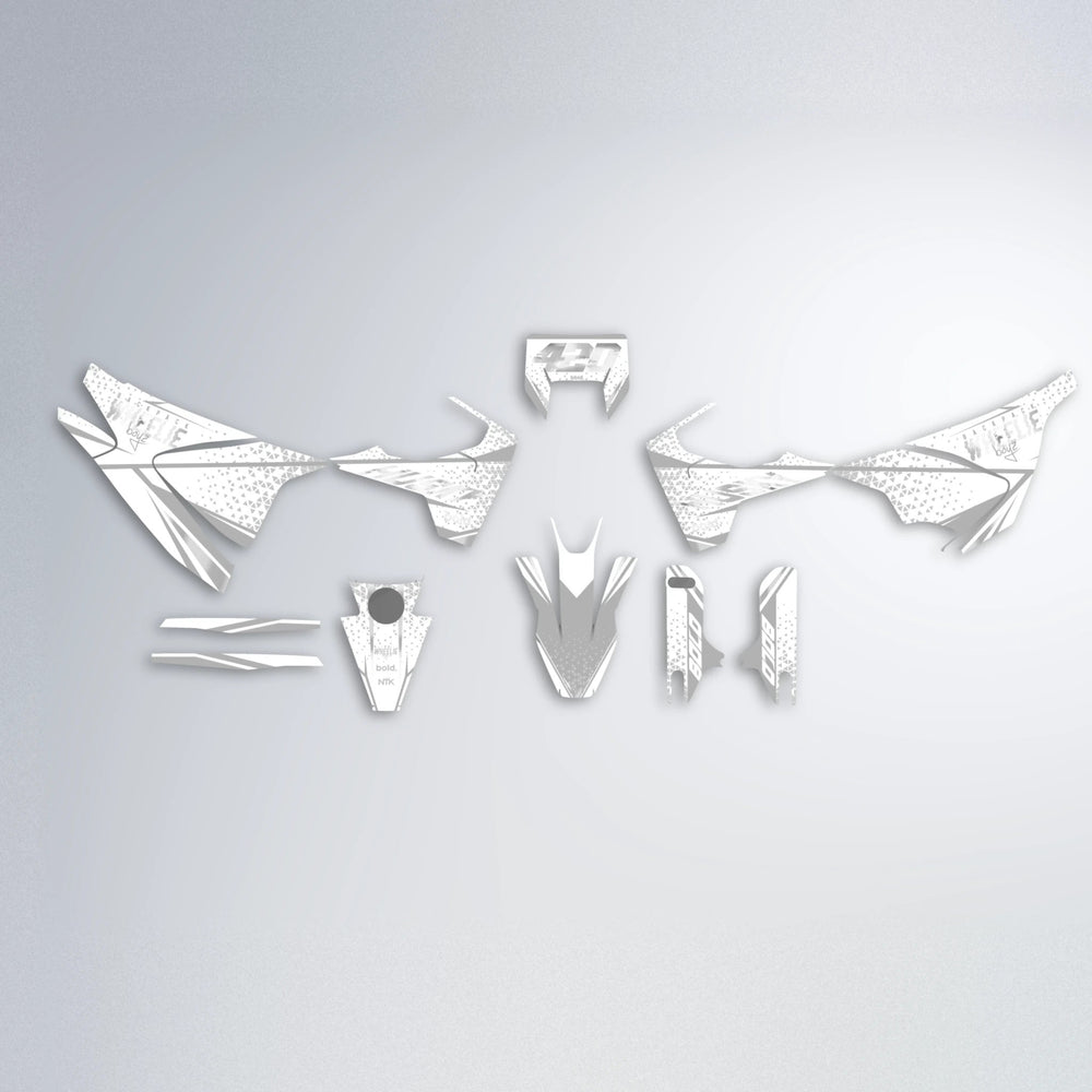 SKOOVBY Husqvarna 701 graphics kit parts layout in White