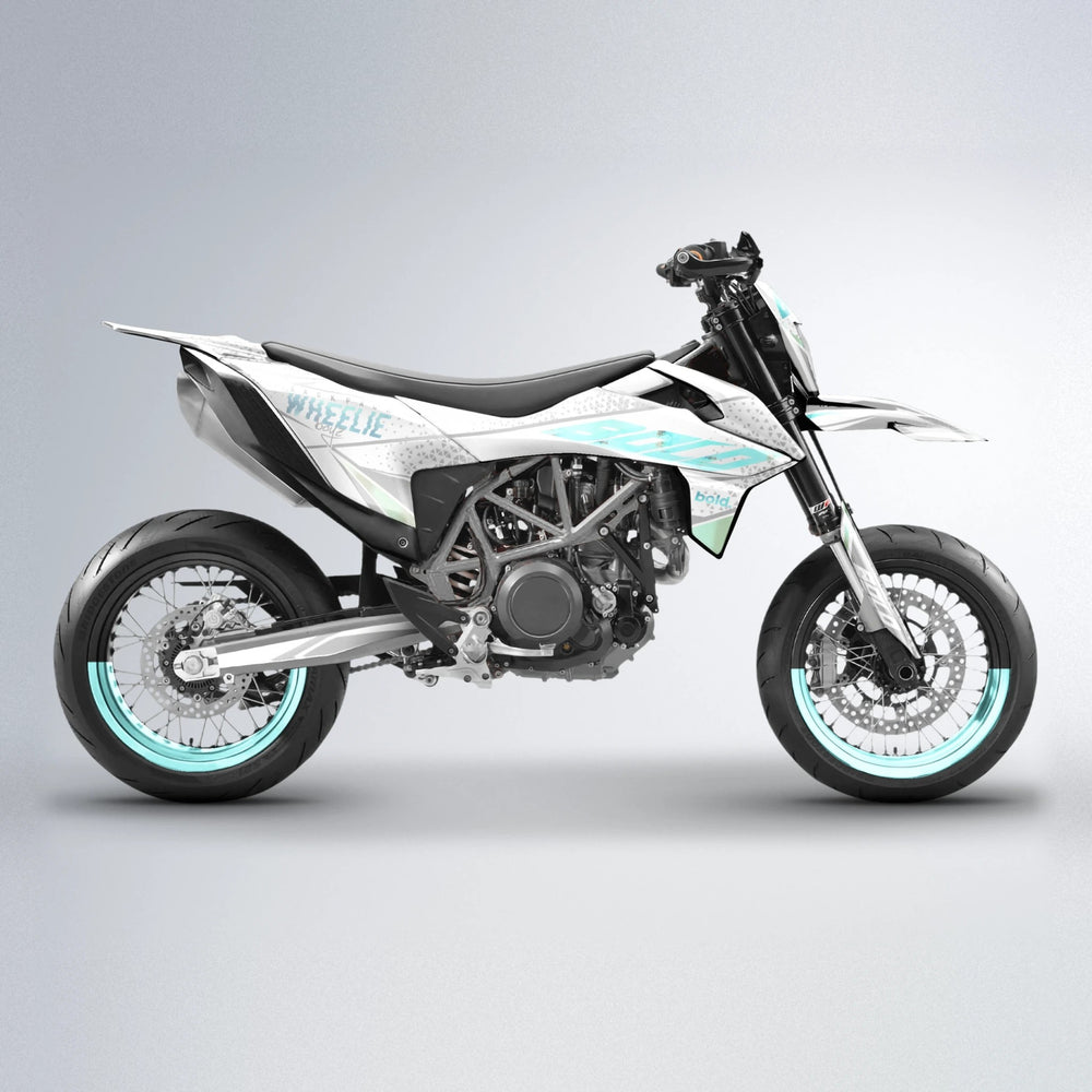 SKOOVBY KTM SMC 690 supermoto graphics kit in Mint