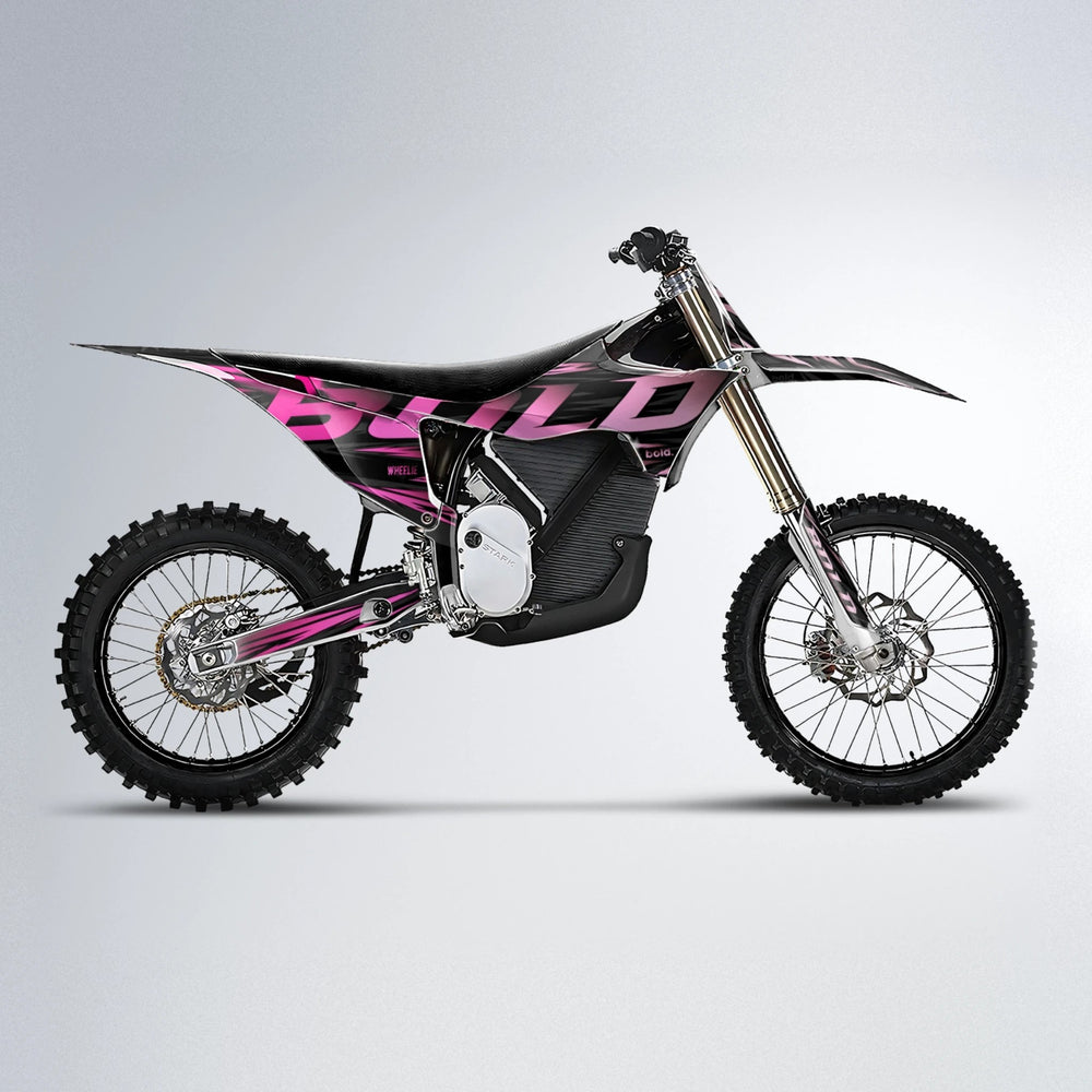 SLAUGHTER Stark Varg MX motocross graphics kit in Flamingo