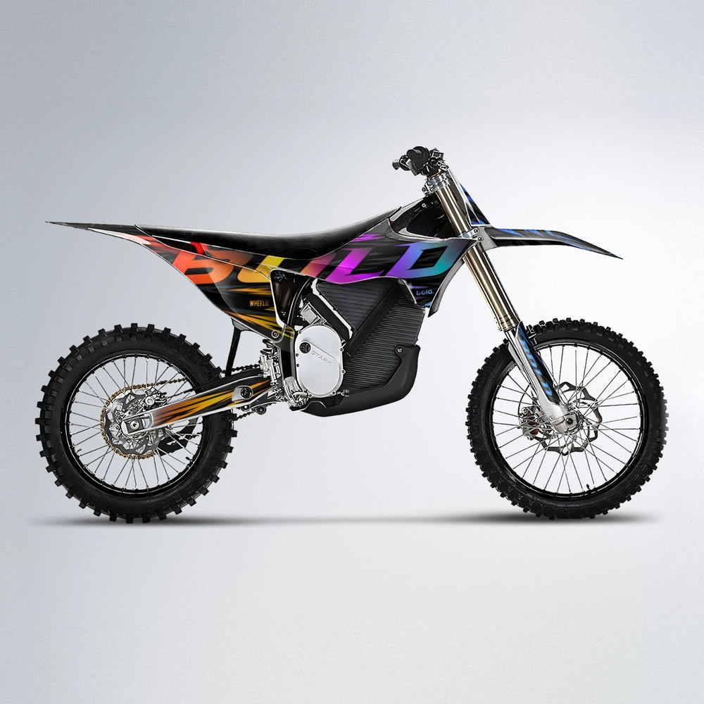 SLAUGHTER Stark Varg MX motocross graphics kit in Sunset Fade