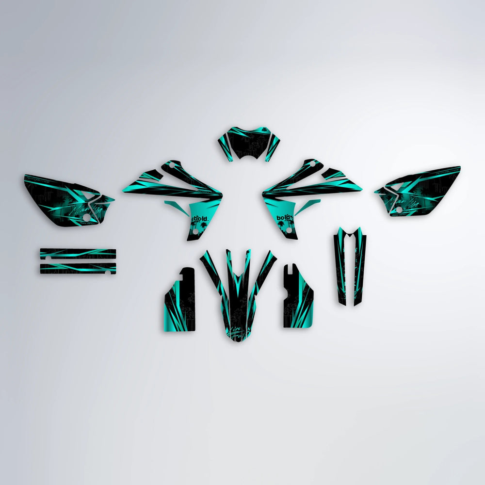 STATESIDE Rieju MRT graphics kit parts layout in Custom Colour