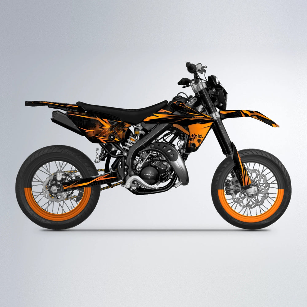 STATESIDE Rieju MRT supermoto graphics kit in Orange