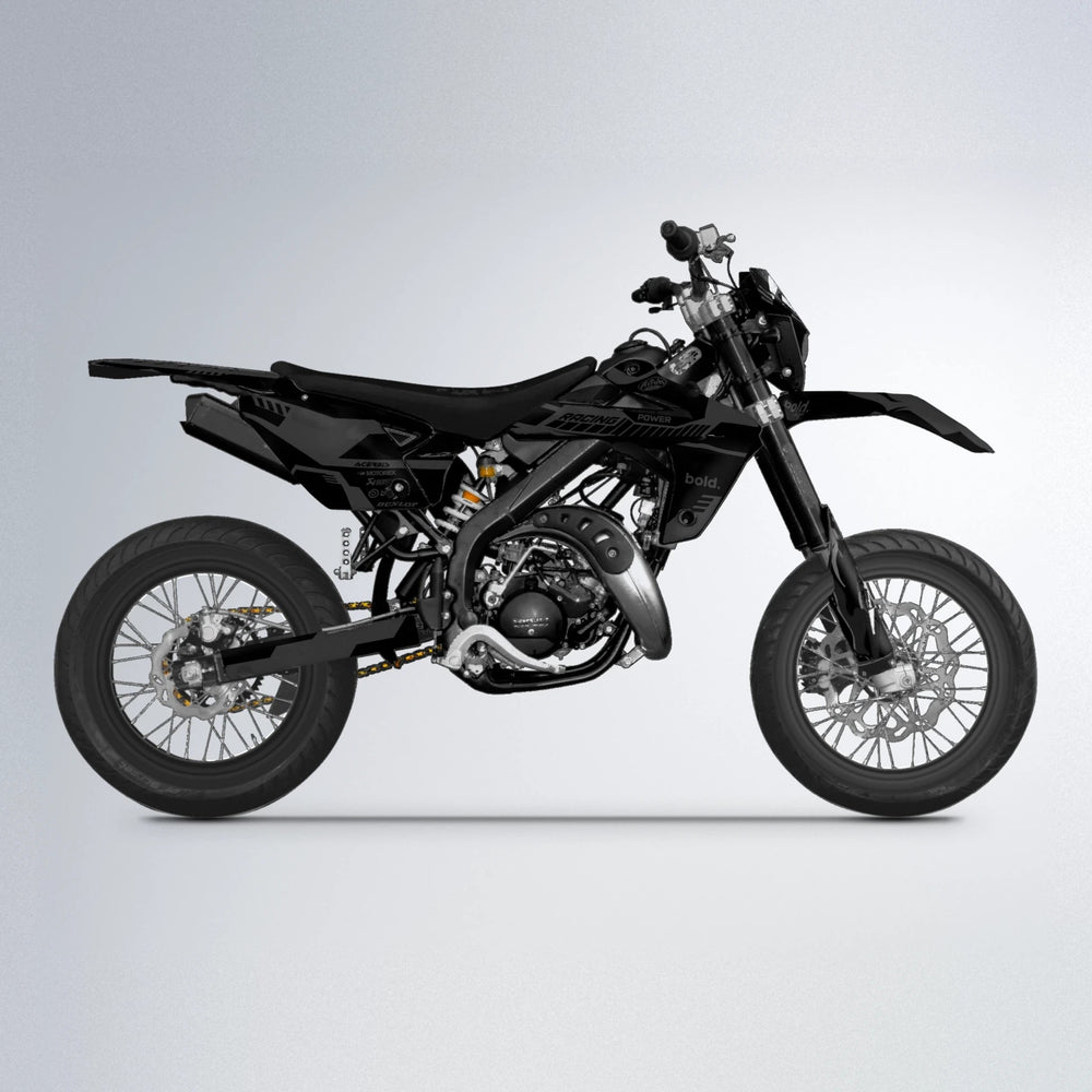STEALTH Rieju MRT supermoto graphics kit in Black