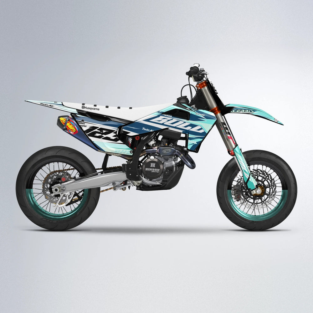 STENMARK Husqvarna FE/TE supermoto graphics kit in Mint