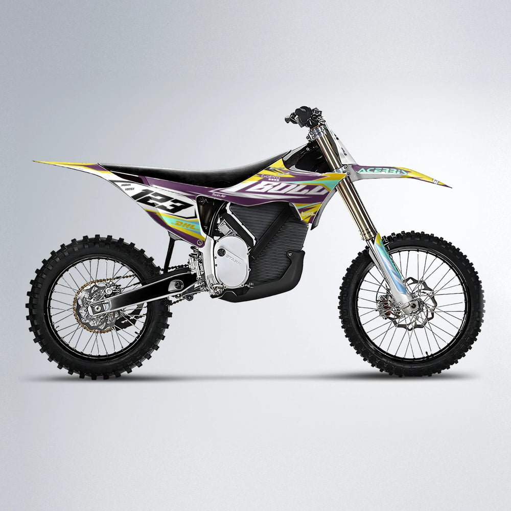 STENMARK Stark Varg MX motocross graphics kit in Yellow
