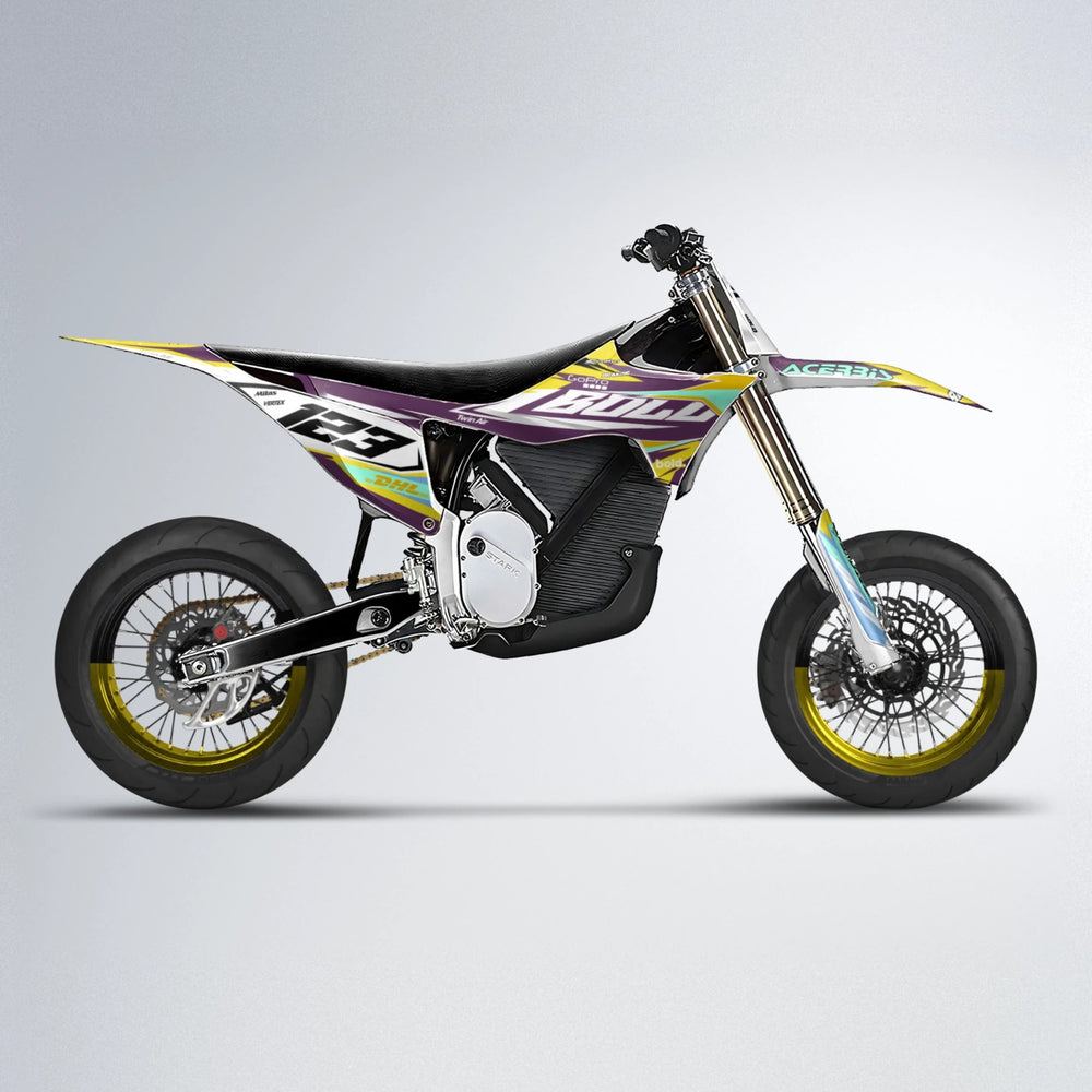 STENMARK Stark Varg SM supermoto graphics kit in Yellow
