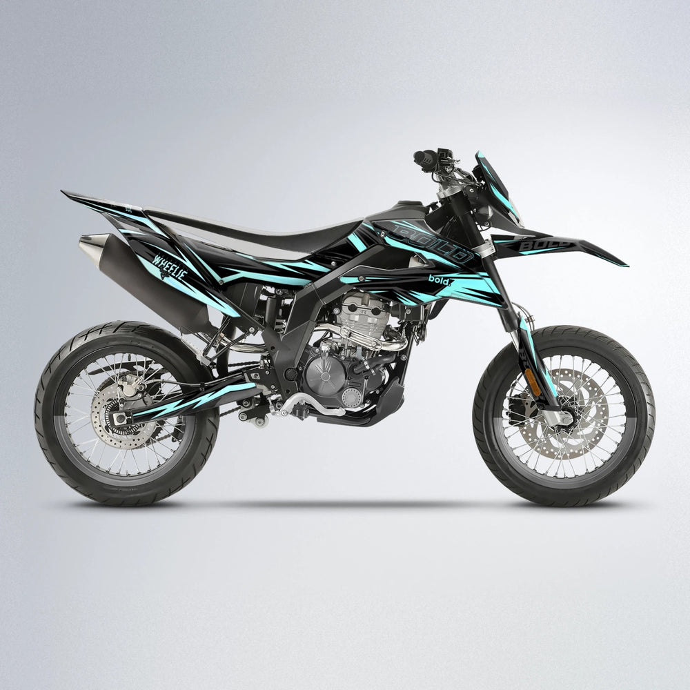 STORM Aprilia SX 125 supermoto graphics kit in Mint
