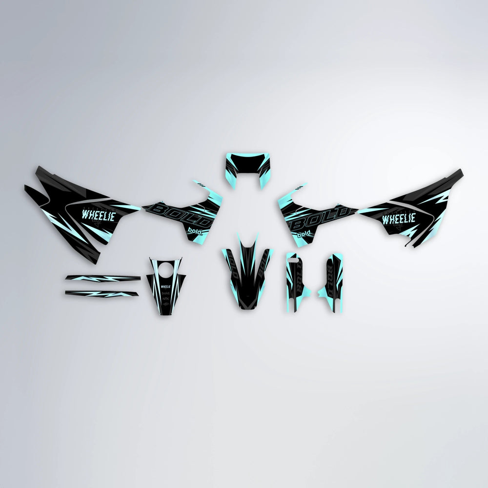 STORM Husqvarna 701 graphics kit parts layout in Mint