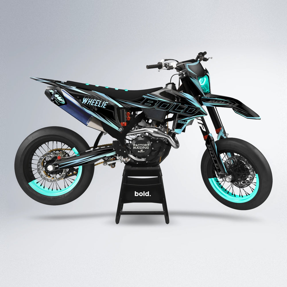 STORM supermoto graphics kit in Mint