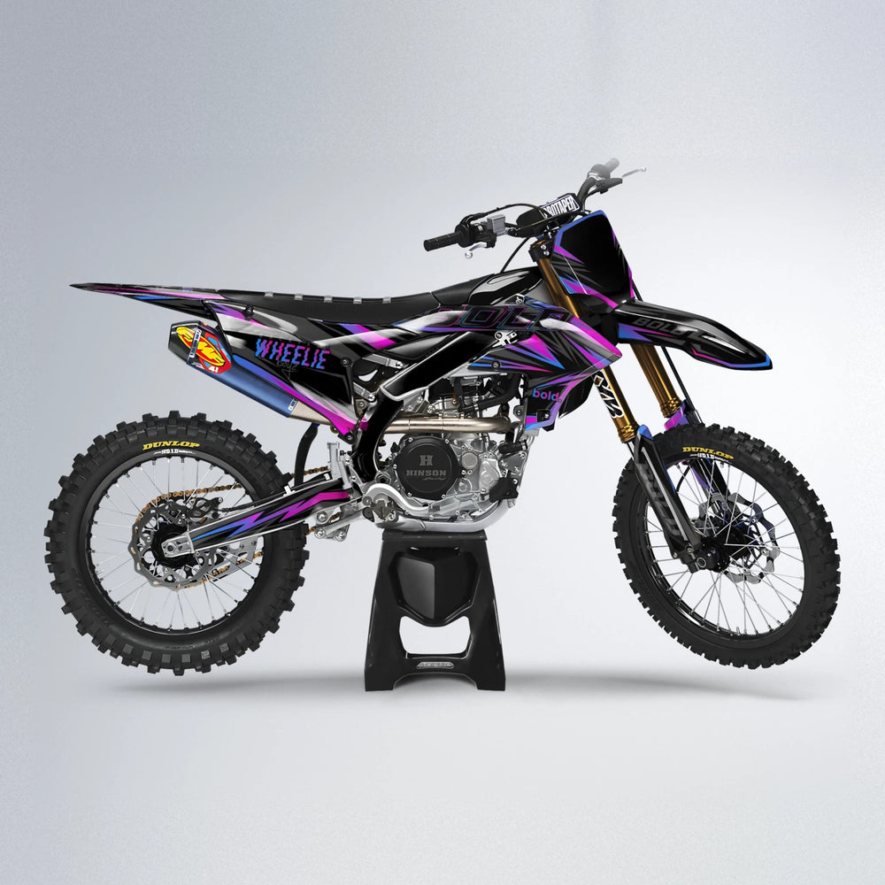 STORM Yamaha YZF MX motocross graphics kit in Custom Colour