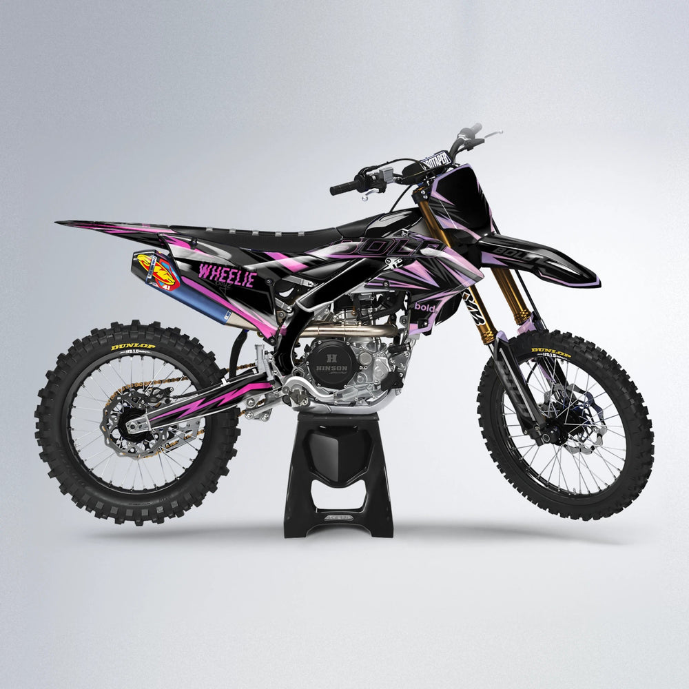 STORM Yamaha YZF MX motocross graphics kit in Flamingo