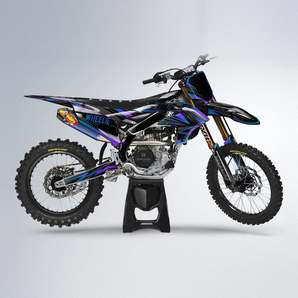 STORM Yamaha YZF MX motocross graphics kit in Purple