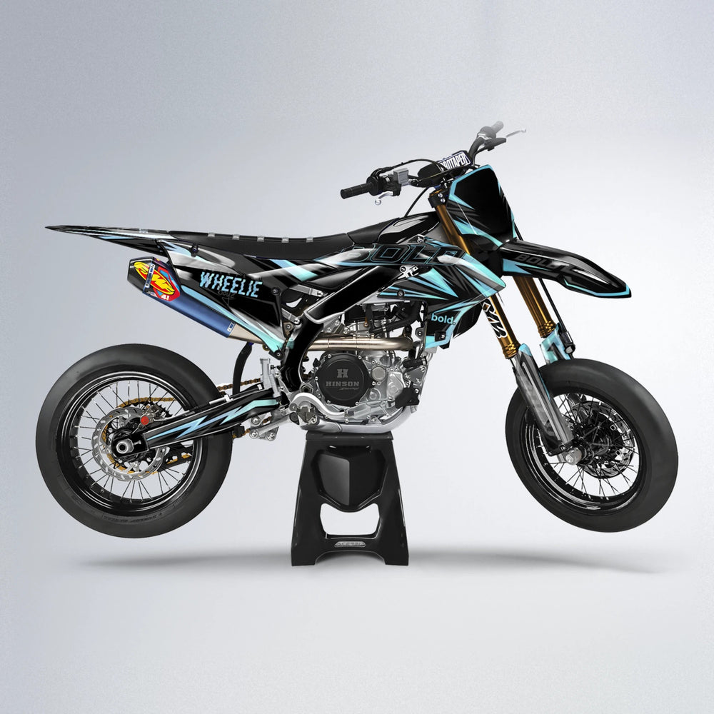 STORM Yamaha YZF SM supermoto graphics kit in Mint