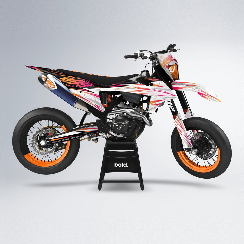 SUNRISE supermoto graphics kit in Red