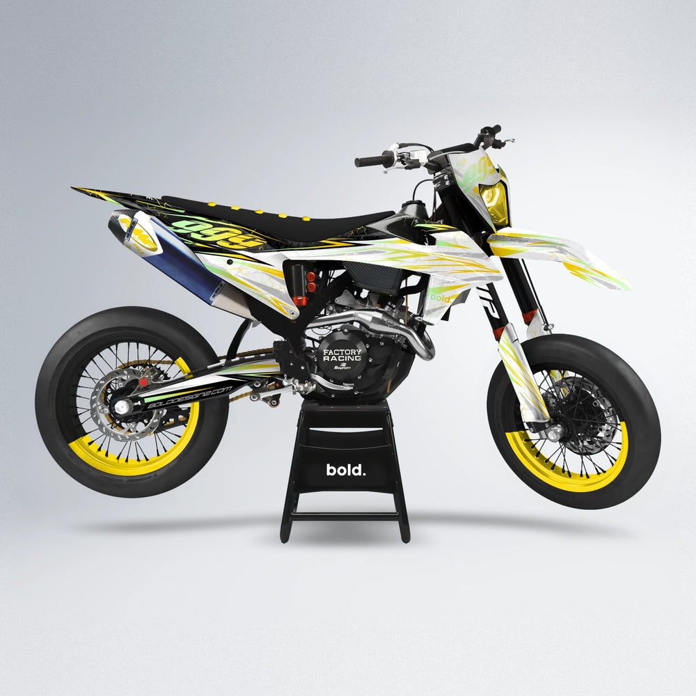 SUNRISE supermoto graphics kit in Yellow