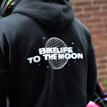 Bikelife To The Moon Hoodie (oversize fit)