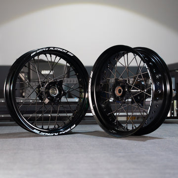 SMPRO Black - Supermoto Wheelset