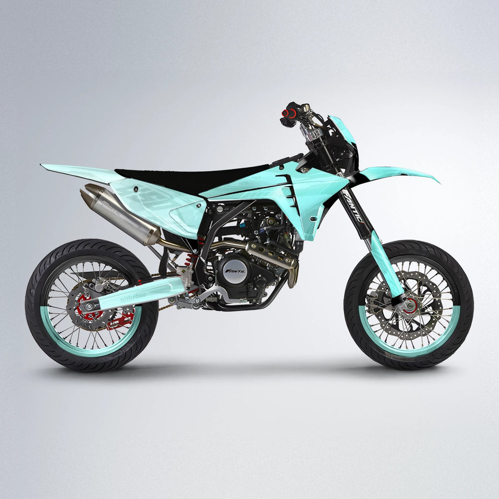TEMPEST Fantic supermoto graphics kit in Mint
