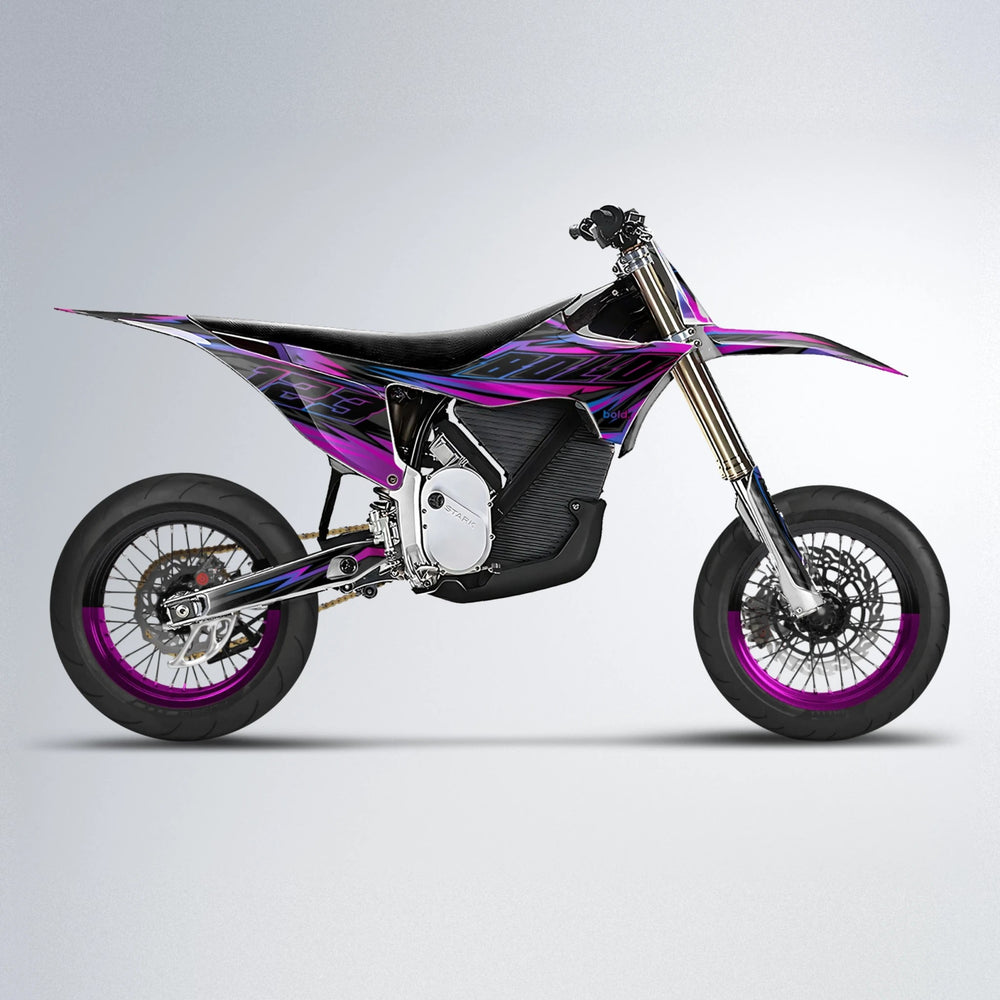 THUNDERSTRUCK Stark Varg SM supermoto graphics kit in Custom Colour