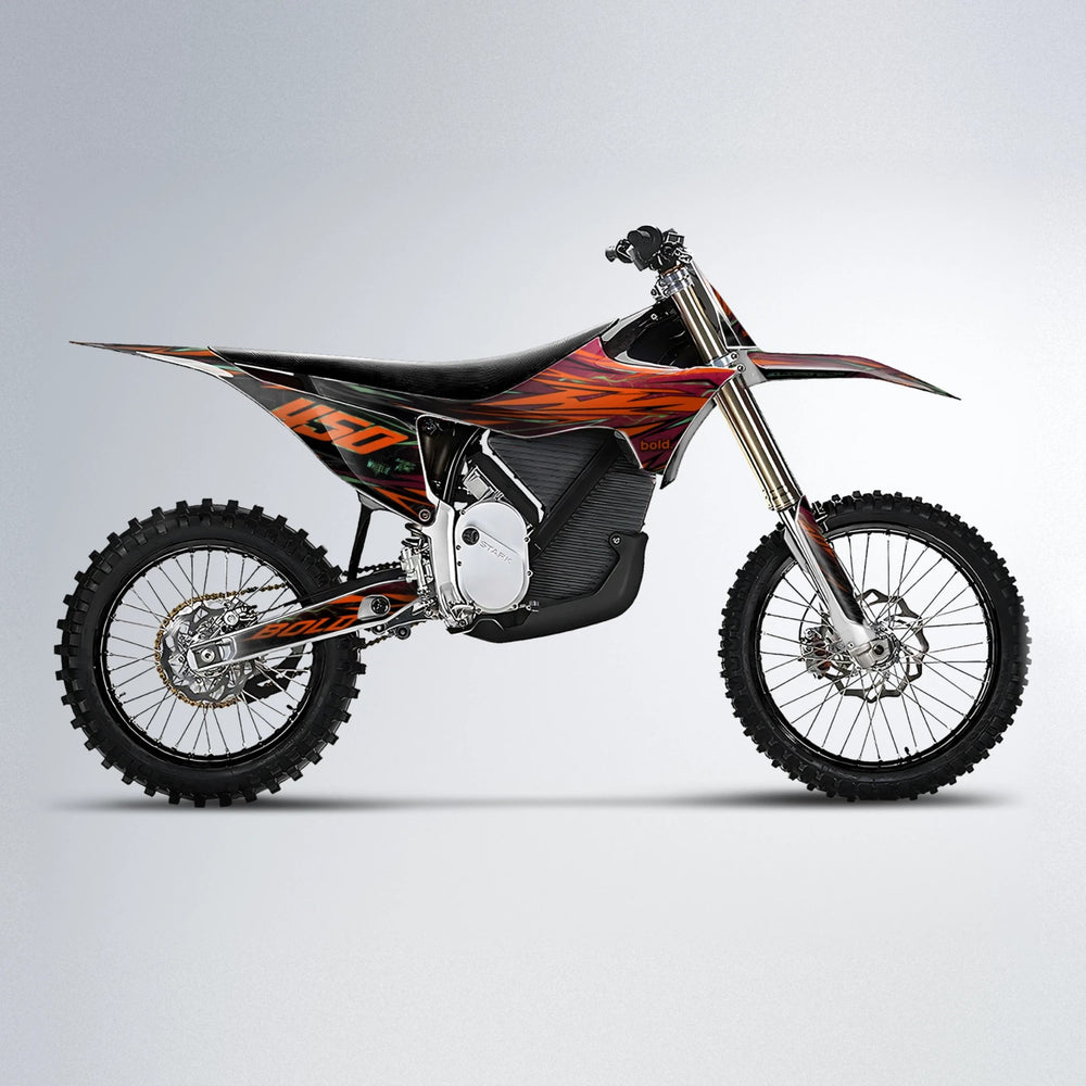 TOTH Stark Varg MX motocross graphics kit in Black & Red