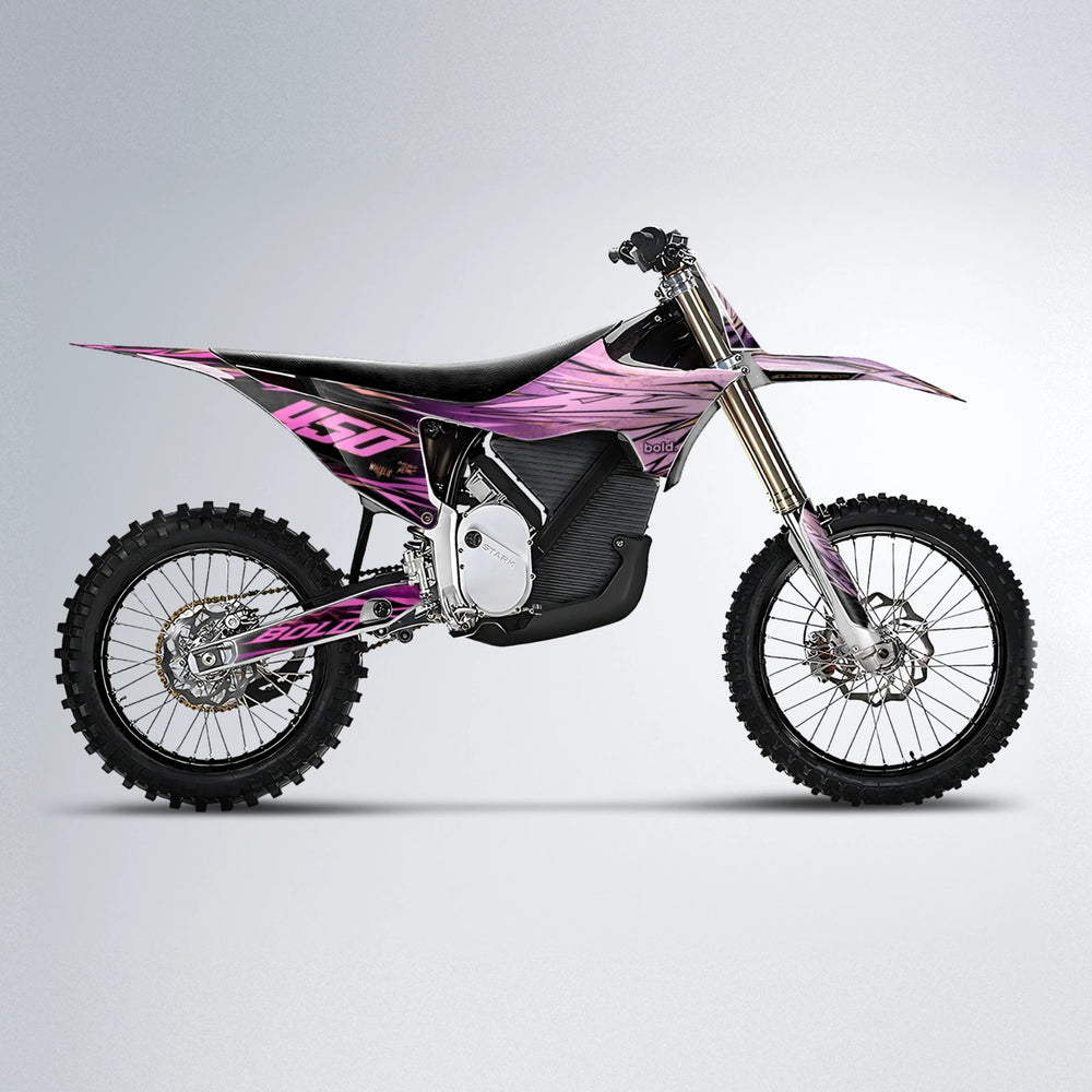 TOTH Stark Varg MX motocross graphics kit in Flamingo